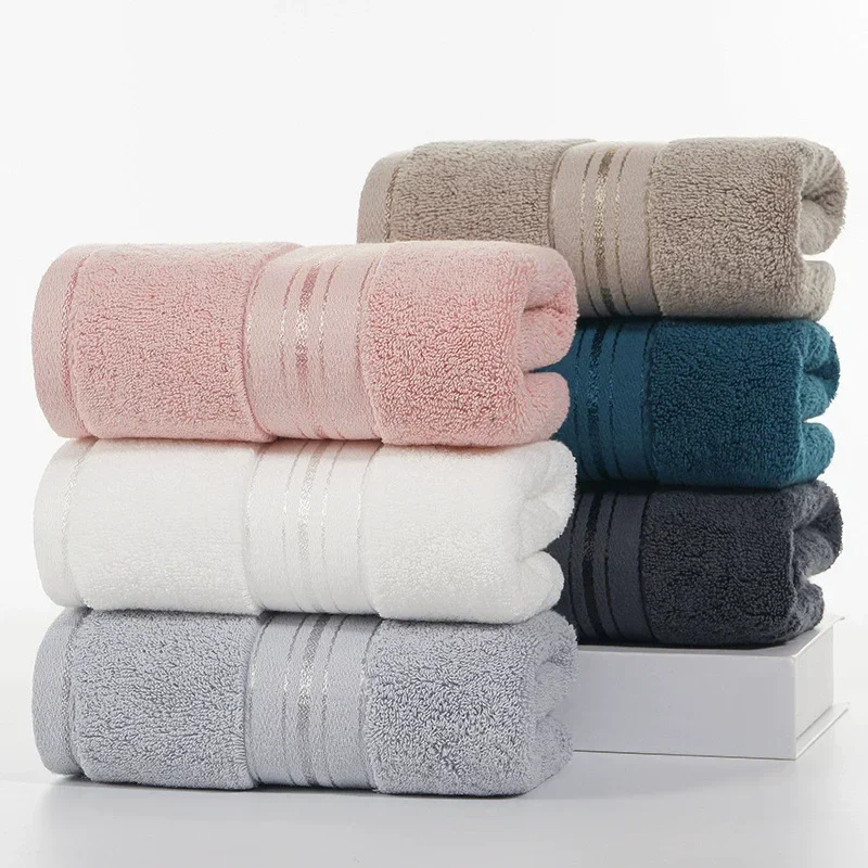 Home Textiles Toallas - 34x74cm Gezichtshaarhanddoek Katoen Zacht Absorberend Effen