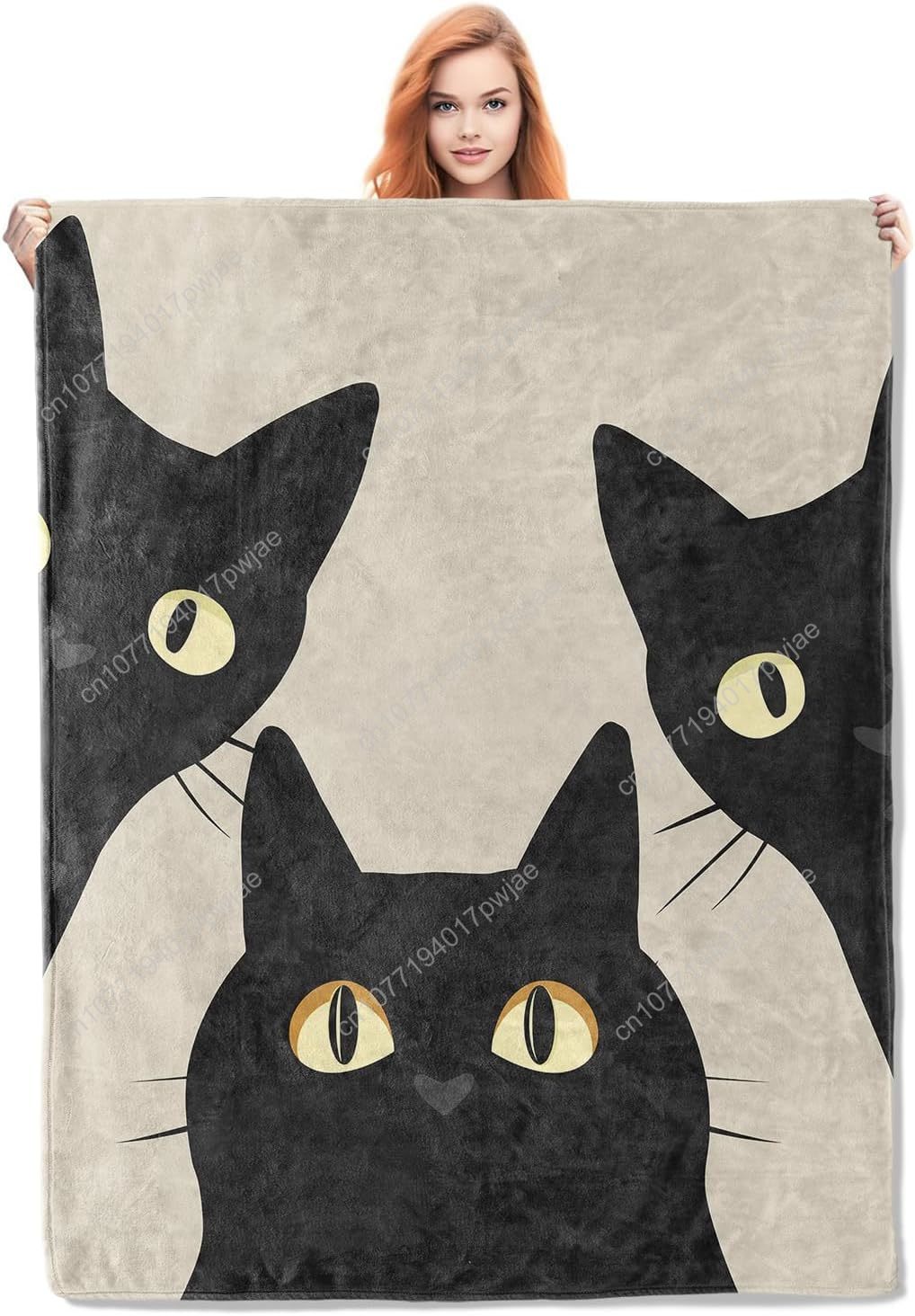 Home Of Textiles - Grappige kattendeken Cadeaus voor vrouwen Meisjes