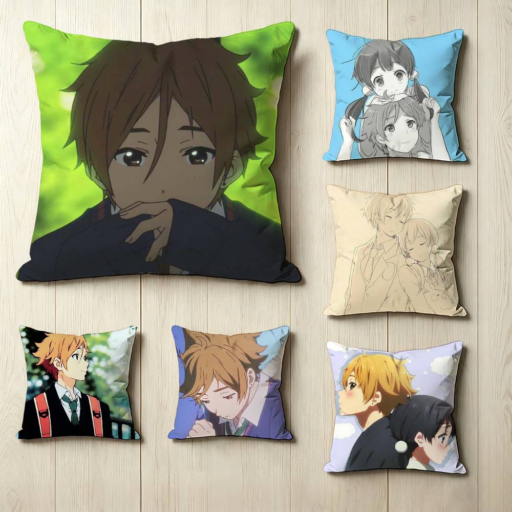 Home Textiles Market - Hartverwarmende Anime T-Tamako Market Square dubbelzijdig