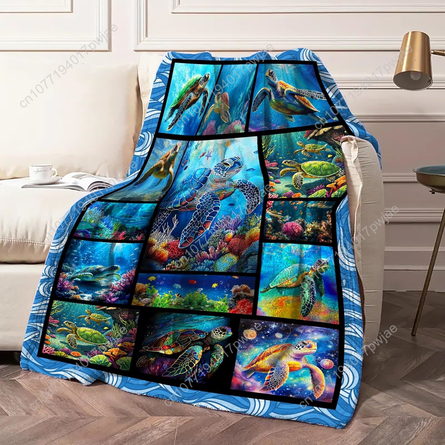 Zeeschildpad Flanel Gooi Deken - Home Of Textiles recensie en prijs