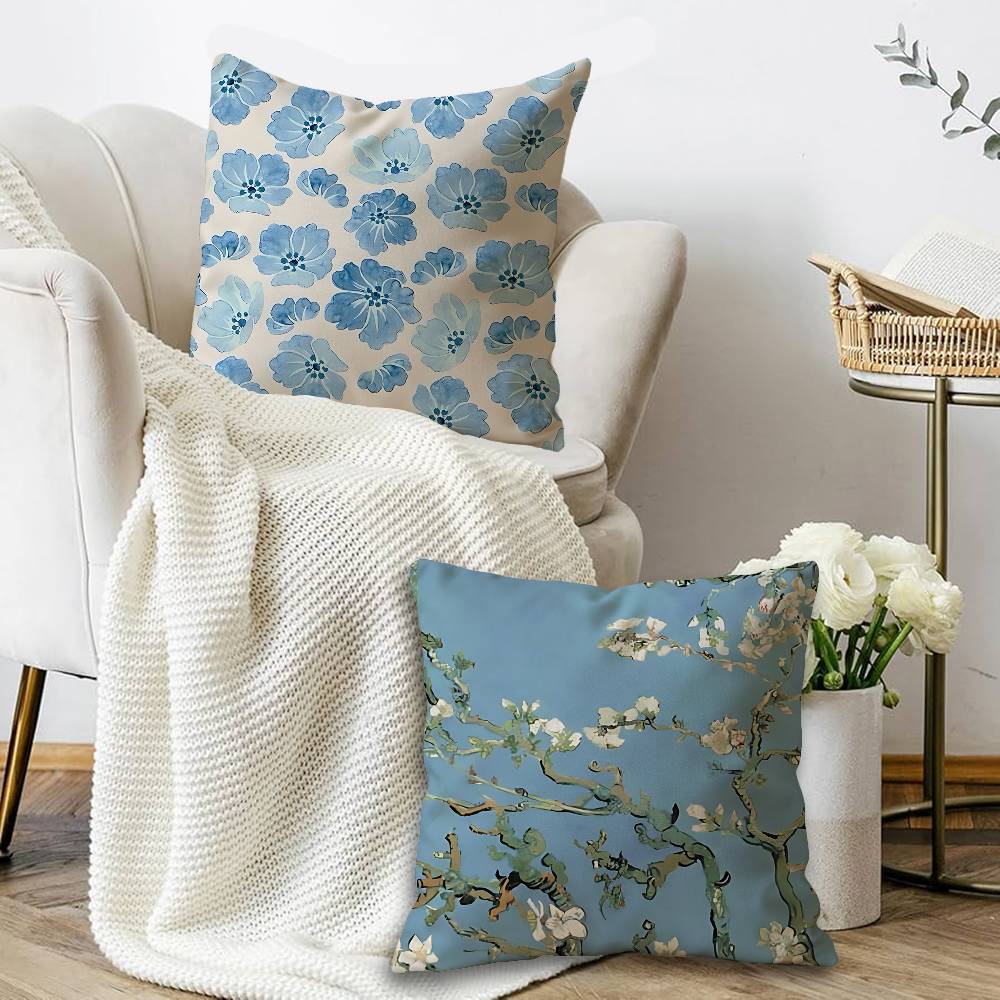 Abstracte Bloemenmarkt Kussenh - Home Textiles Market recensie en prijs