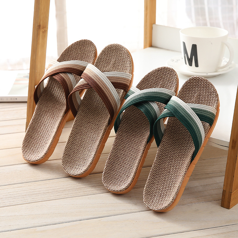 2026 Nieuwe Linnen Slippers vo - Textiles For Home recensie en prijs